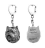 Cairn Terrier - Silver-plated key ring with a dog in a gift box, handbag decoration, backpack pendant by Art-Dog brand