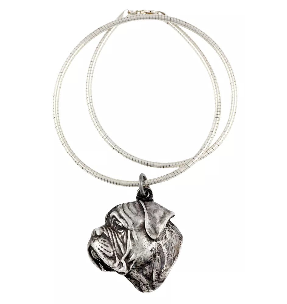 Bullmastiff - Dog necklace, unique jewellery for the dog fan, unique adder pendant by Art-Dog brand