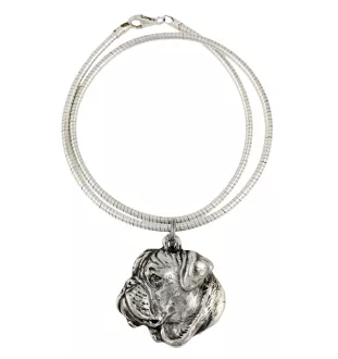 Bullmastiff II - Collier pour chien, bijoux uniques pour les fans de chiens, pendentif vipère unique de la marque Art-Dog