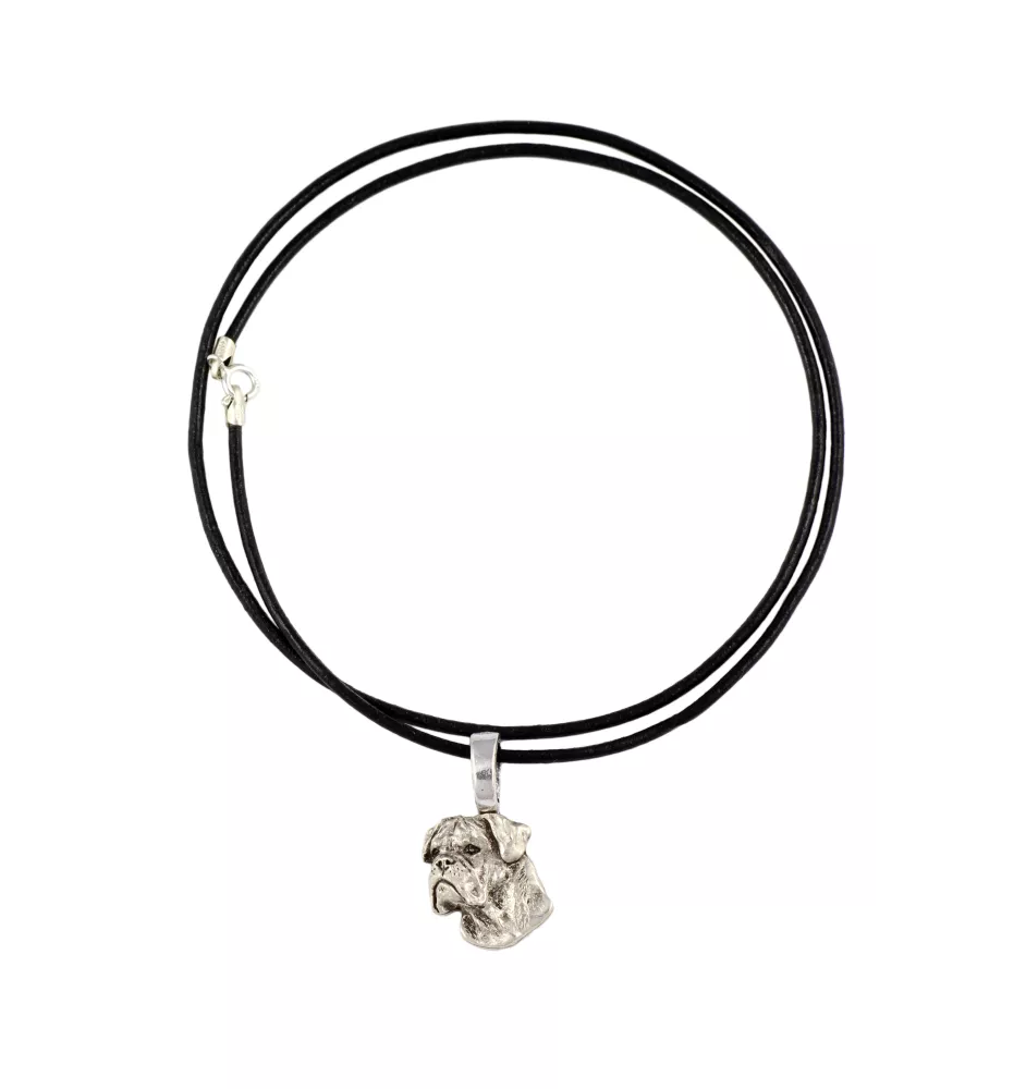 Bullmastiff I - Dog necklace, silver-plated pendant for the dog lover, subtle jewellery by Art-Dog