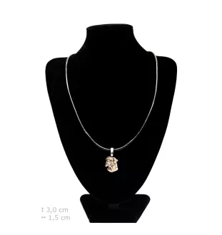 Bullmastiff I - Dog necklace, silver-plated pendant for the dog lover, subtle jewellery by Art-Dog