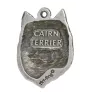 Cairn Terrier II - Necklace with dog, silver-plated pendant for dog fan, unique jewelry by Art-Dog brand