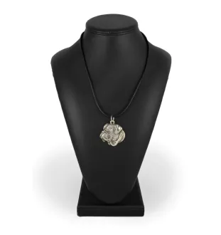 Bullmastiff II - Dog necklace in gift box, silver-plated locket for dog fan, striking pendant by Art-Dog brand
