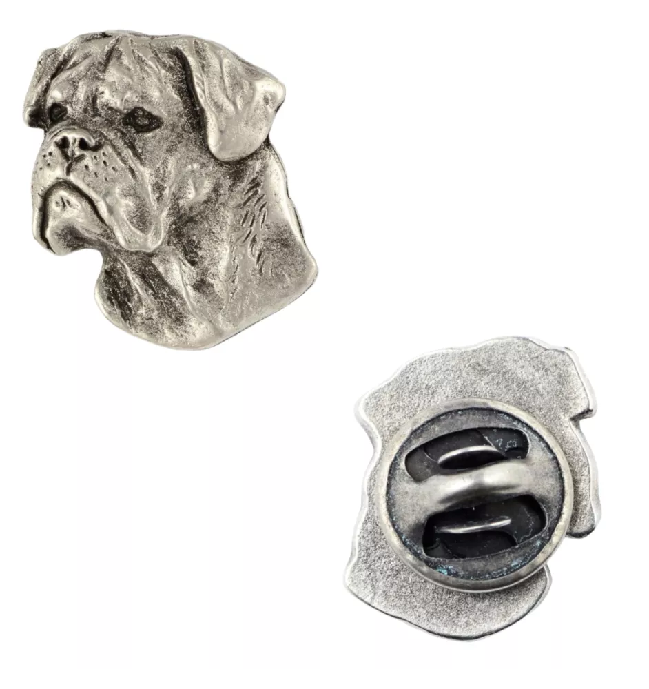 Bullmastiff I - Hundebrosche in Geschenkbox, elegante Anstecknadel, Reversnadel für Art-Dog Markenjacke