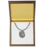 Cairn Terrier - Dog necklace in gift box, silver-plated locket for dog fan, striking pendant by Art-Dog brand