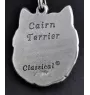 Cairn Terrier - Collier de chien dans une boîte cadeau, médaillon argenté pour fan de chien, pendentif remarquable de la marque Art-Dog
