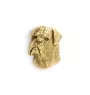 Bullmastiff I - Vergoldete Brosche, eleganter Hundeschmuck, einzigartige Brosche der Marke Art-Dog