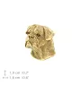 Bullmastiff I - broche plaquée or, ornement élégant pour chien, broche unique de la marque Art-Dog
