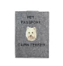Cairn Terrier - Porte passeport pour chien, porte document, cadeau pour le voyageur de la marque Art-Dog