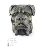 Bullmastiff - buste de chien, grande tête de chien pour le jardin, décoration de salon unique par la marque Art-Dog