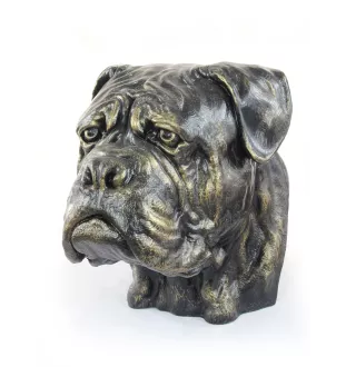 Bullmastiff - urne pour cendres de chien, buste de chien, grande tête de chien pour le jardin par Art-Dog