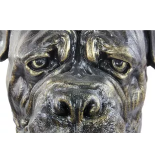 Bullmastiff - urn for dog ashes, dog bust, large dog head for garden by Art-Dog