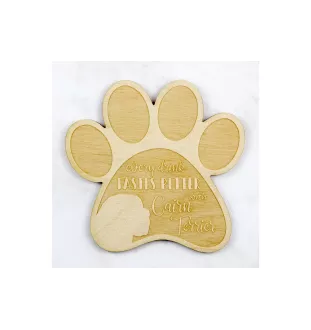 Cairn Terrier - Mug coaster, engraved coaster with dog, gift for dog lover by Art-Dog brand