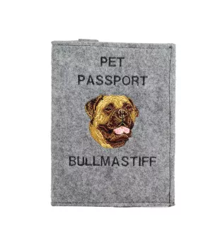 Bullmastiff - Hundepassetui, Dokumententasche, Geschenk für den Reisenden von der Marke Art-Dog