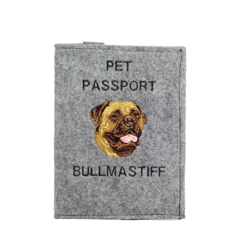 Bullmastiff etui na paszport Art-Dog