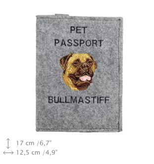 Bullmastiff etui na paszport Art-Dog