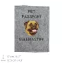 Bullmastiff - Dog passport case, document case, gift for the traveller from the Art-Dog brand