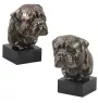 Bullmastiff - Dog statue, bust on stone base, sculpture, trophy for dog show by Art-Dog brand