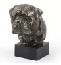 Bullmastiff - Hundestatue, Büste auf Steinsockel, Skulptur, Trophäe für Hundeausstellung der Marke Art-Dog