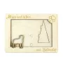 Bullmastiff - Photo frame, engraved wooden frame, a lovely gadget for the dog lover by Art-Dog