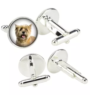 Cairn Terrier - Manschettenknöpfe in einer Schachtel, handgefertigter Schmuck, Produkt der Marke Art-Dog