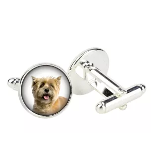 Cairn Terrier - cufflinks in a box, handmade jewelry, product of the Art-Dog brand