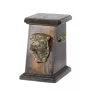 Bullmastiff - urn for dog ashes, elegant urn with a statue, commemorative urn with a bust of a dog by Art-Dog brand