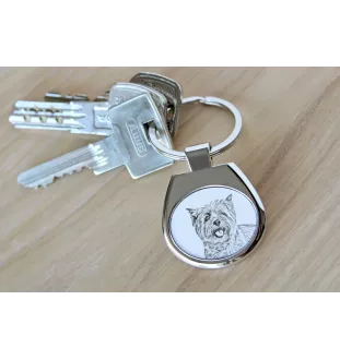 Cairn Terrier - keychain with a dog, keychain with a print, personalized pendant from the Art-Dog brand