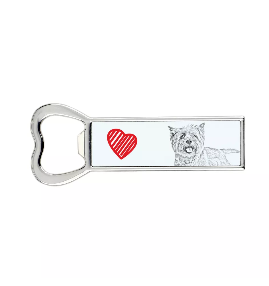 Cairn Terrier - ouvre-bouteille avec chien, ouvre-bouteille personnalisé pour réfrigérateur, cadeau unique pour homme de la marque Art-Dog