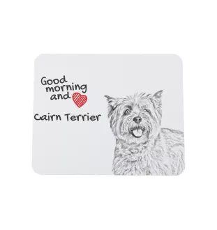 Cairn Terrier - mouse pad with print, personalized dog-themed mouse pad, unique gadget for an office worker by Art-Dog brand