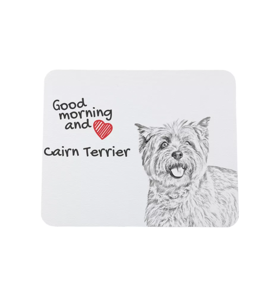 Cairn Terrier - Mauspad mit Druck, personalisiertes Mauspad mit Hund, einzigartiges Gadget für Büroangestellte von Art-Dog.