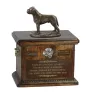 Bullmastiff - urn for dog ashes, urn with a statuette, personalized urn for dog ashes by Art-Dog brand