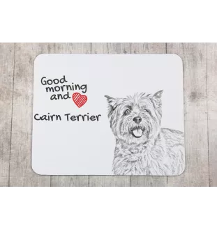 Cairn Terrier - mouse pad with print, personalized dog-themed mouse pad, unique gadget for an office worker by Art-Dog brand