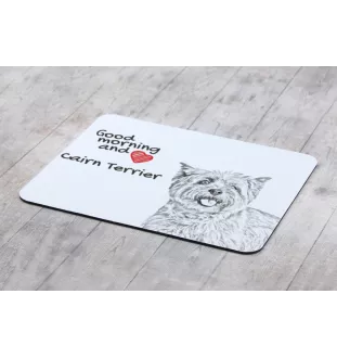 Cairn Terrier - tapis de souris personnalisé avec impression, tapis de souris personnalisé avec chien, accessoire unique pour employé de bureau de la marque Art-Dog