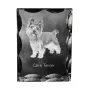 Cairn Terrier - cristal avec photo de chien, statuette en verre avec photo, cadre exceptionnel avec photo de la marque Art-Dog