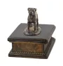 Bullmastiff - Hund Ascheurne, klassische Urne mit Statue, elegante Urne mit Hund von der Marke Art-Dog