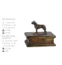 Bullmastiff - urne pour cendres de chien, urne classique avec une statuette, urne élégante avec un chien de la marque Art-Dog