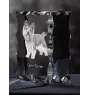 Cairn Terrier - crystal with a picture of a dog, glass statuette with a picture, unique frame with a picture from Art-Dog brand