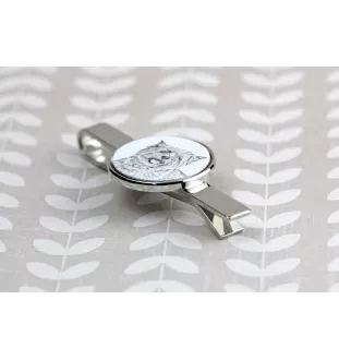 Cairn Terrier spinka do krawatu z psem Art-Dog