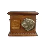 Bullmastiff - urn for dog ashes, personalized urn with engraving and bas-relief, commemorative box for dog ashes by Art-Dog brand