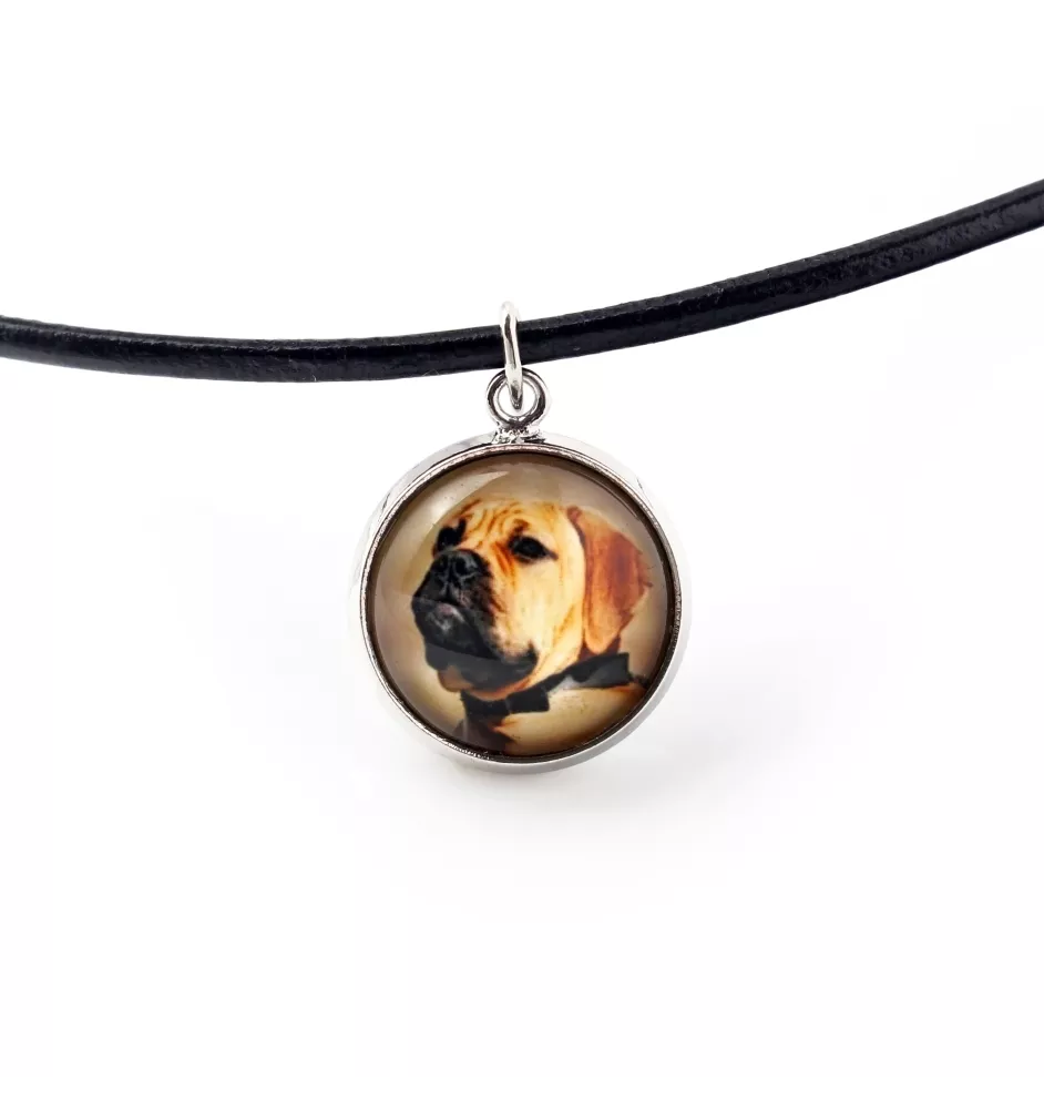 Bullmastiff - Halskette mit Anhänger mit Ihrem Foto, handgefertigt, handgefertigter Schmuck der Marke Art-Dog