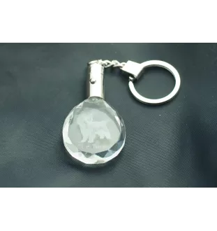 Cairn Terrier - pendant with a photo of a dog, crystal key ring in a gift box, a unique gift by Art-Dog