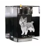 Cairn Terrier - Kerzenhalter mit Hundefoto, Teelichthalter aus Kristall, personalisiertes Geschenk der Marke Art-Dog