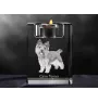 Cairn Terrier - Kerzenhalter mit Hundefoto, Teelichthalter aus Kristall, personalisiertes Geschenk der Marke Art-Dog