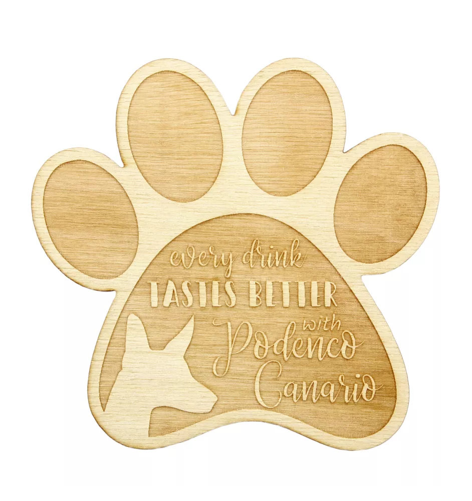 Podenco kanaryjski podkładka pod kubek ze sklejki Art-Dog