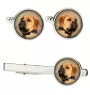 Bullmastiff Ärmelknöpfe und Krawatte mit Ihrem Foto, Anzugaccessoire, Herrenschmuck der Marke Art-Dog