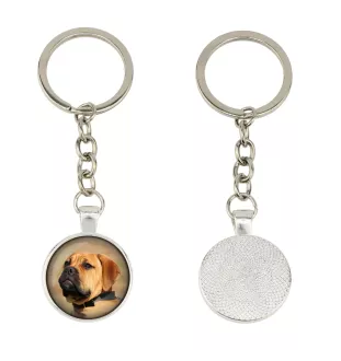 Bullmastiff - keychain in a box, own photo, keychain pendant from Art-Dog brand