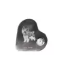 Cairn Terrier - Kristalluhr mit einem Hundebild, Herzregal-Uhr, personalisierte Standuhr der Marke Art-Dog