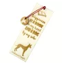 Chien de garenne des Canaries, Podenco canario - marque-page pour livre avec chien, marque-page personnalisé, accessoire canin pour les lecteurs de la marque Art-Dog