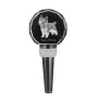 Cairn Terrier - Crystal bottle stopper, unique wine stopper with photo, personalised gift for sommelier by Art-Dog brand